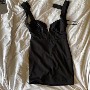 Mini black dress fashion nova